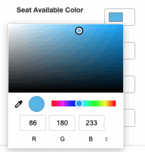 Image depicts the Seat Available Colour