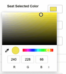 Image depicts Seat Selected Colour